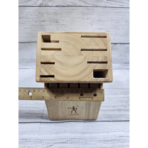 J.A. Henckels International Knife Block 14 Slot Wood Wooden Kitchen Block Only - Picture 2 of 7